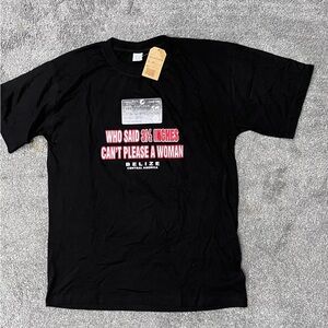 Black Graphic Tee by